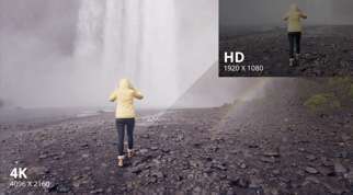 4X more pixels than HD video
